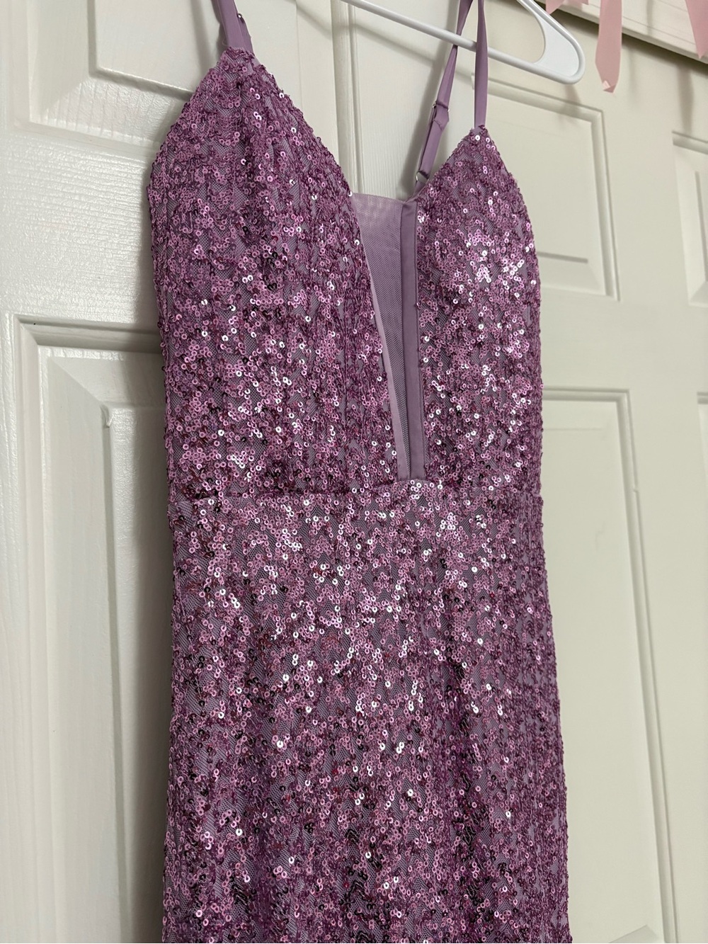 Kohl's Lilac Sequin Prom Dress